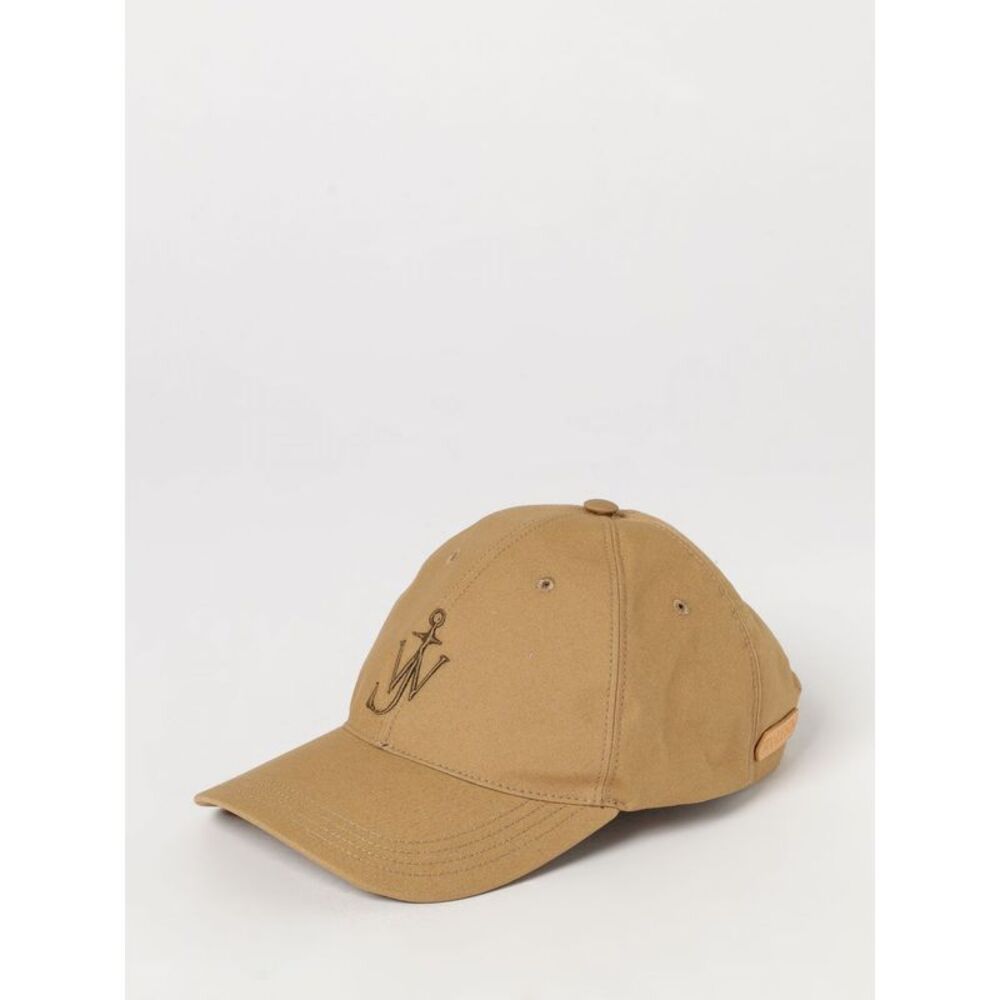 Jw Anderson Men Cotton Gabardine Baseball Cap Jw Anderson With Embroidered Logo